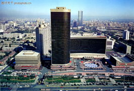 中國國際貿(mào)易中心 鳥瞰北京圖 首都風光圖庫 壯觀 獨立 摩天樓